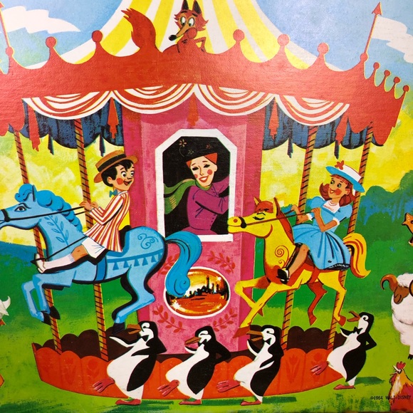 Vintage 1964 Walt Disney: 10 Songs From Mary Poppins Vinyl - Picture 2 of 10